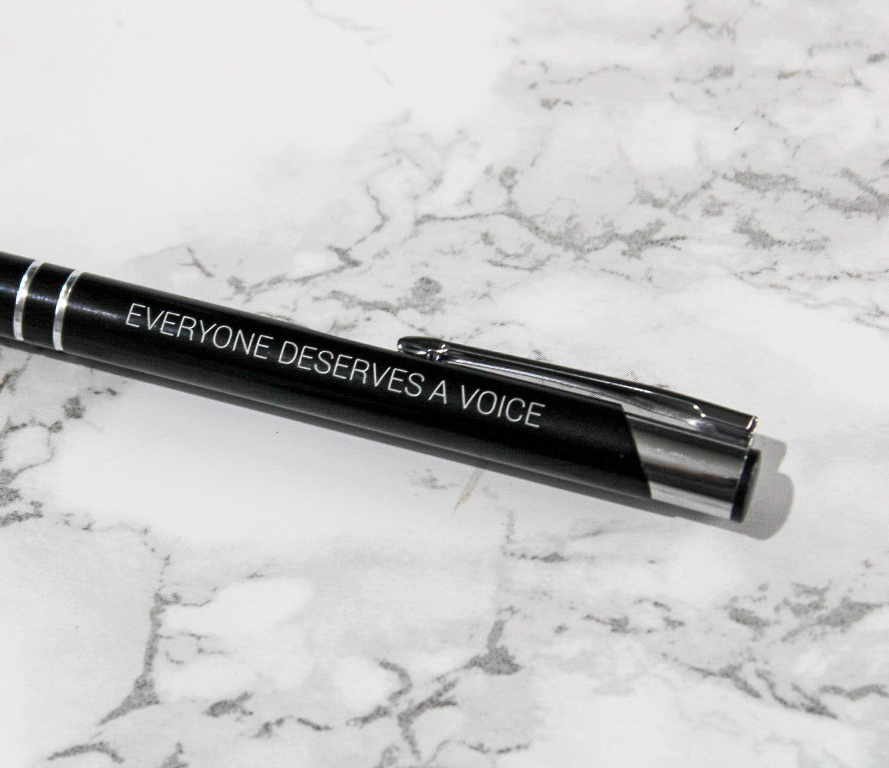 everyone deserves a voice | pack of 3 pens