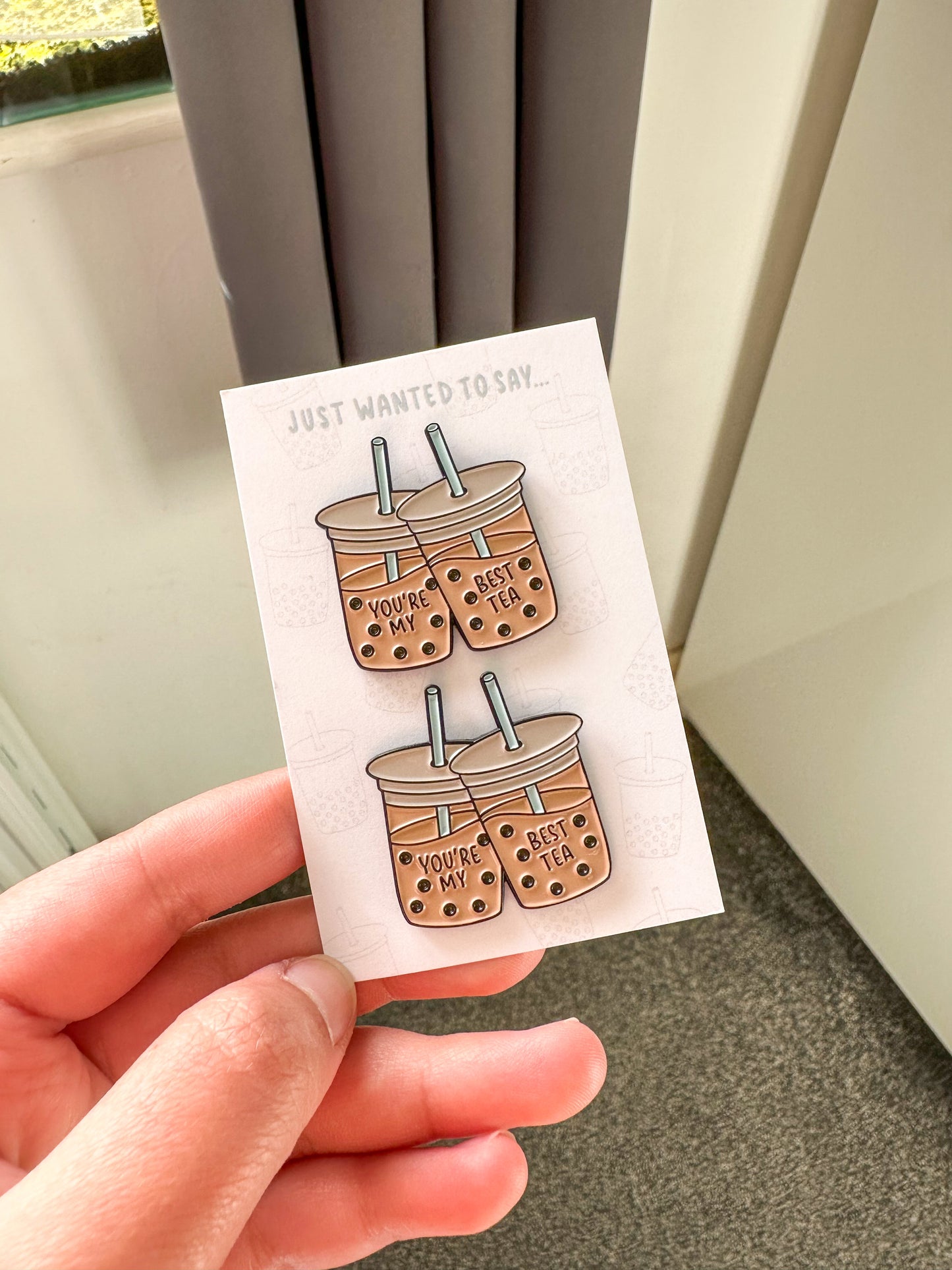 you're my best tea | enamel pin