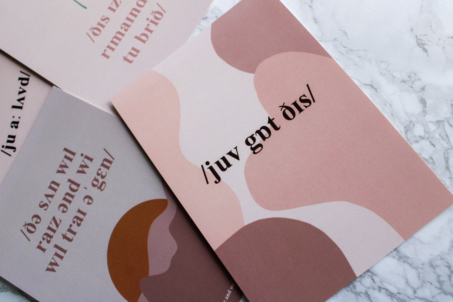 IPA affirmations print set