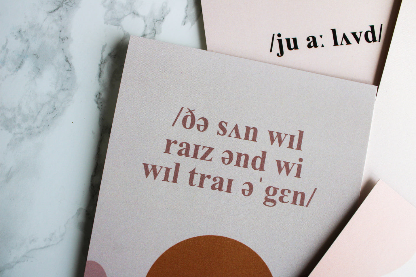 IPA affirmations print set