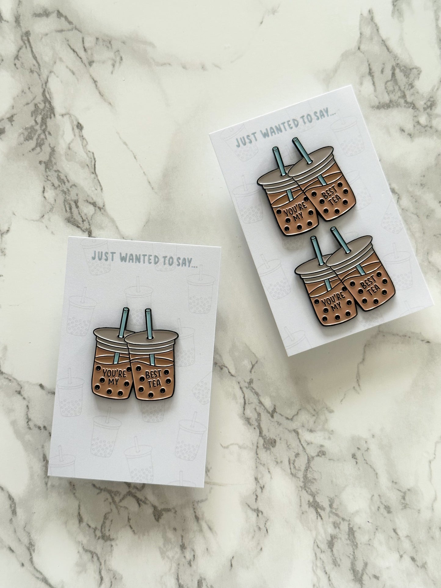 you're my best tea | enamel pin