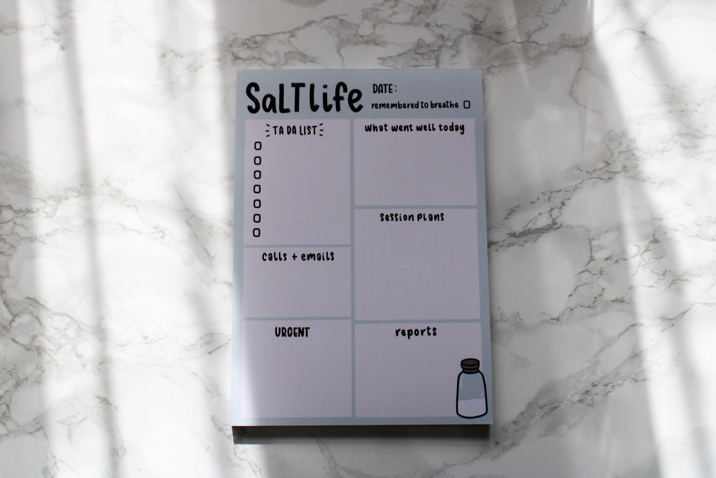 SaLT life | a5 notepad
