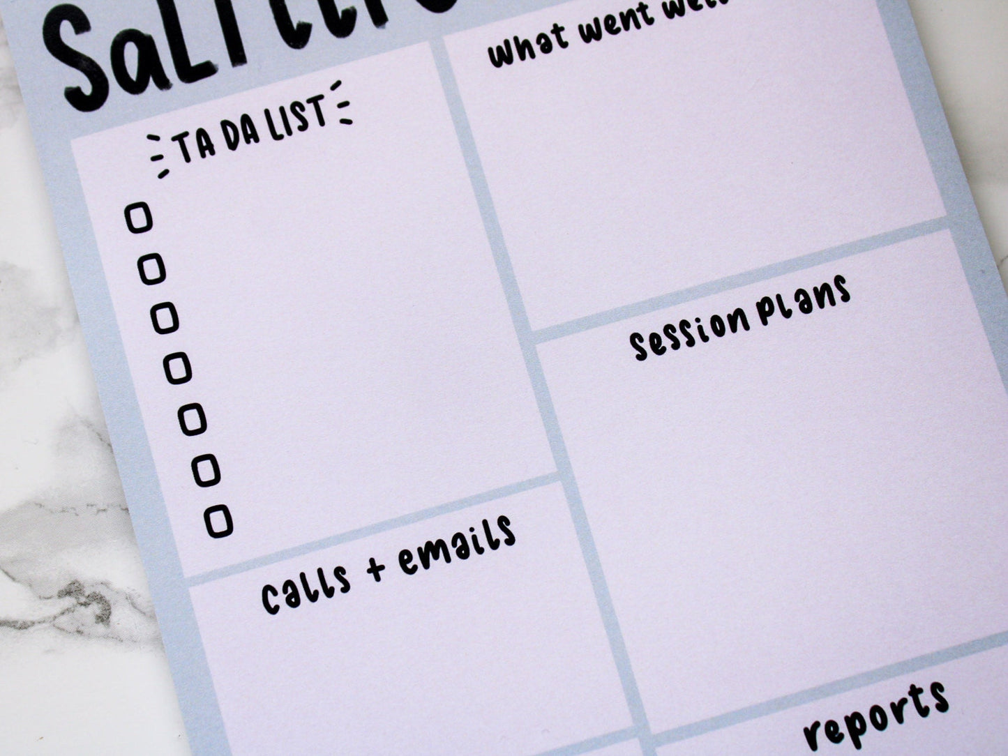 SaLT life | a5 notepad