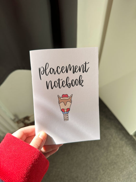 placement notebook | a6 notebook