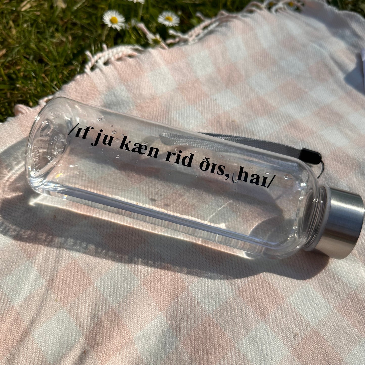 if you can read this, hi phonetic pun | 500ml bottle