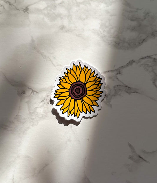 sunflower sticker