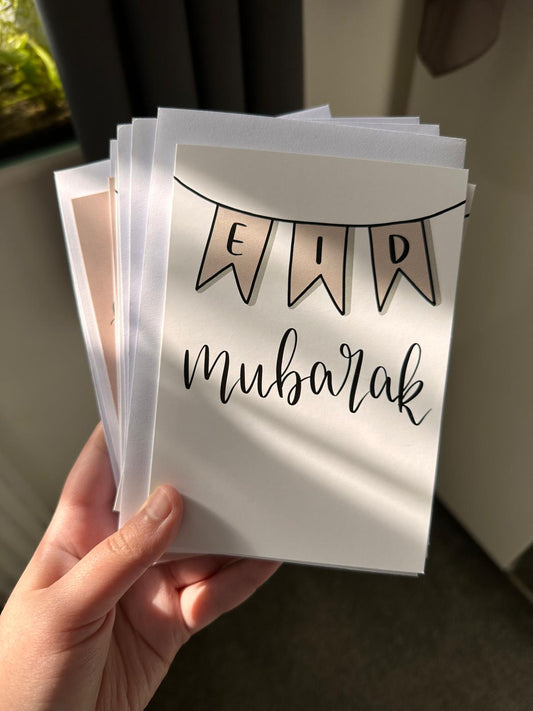 eid mubarak pack of 20 clearance | a6 card