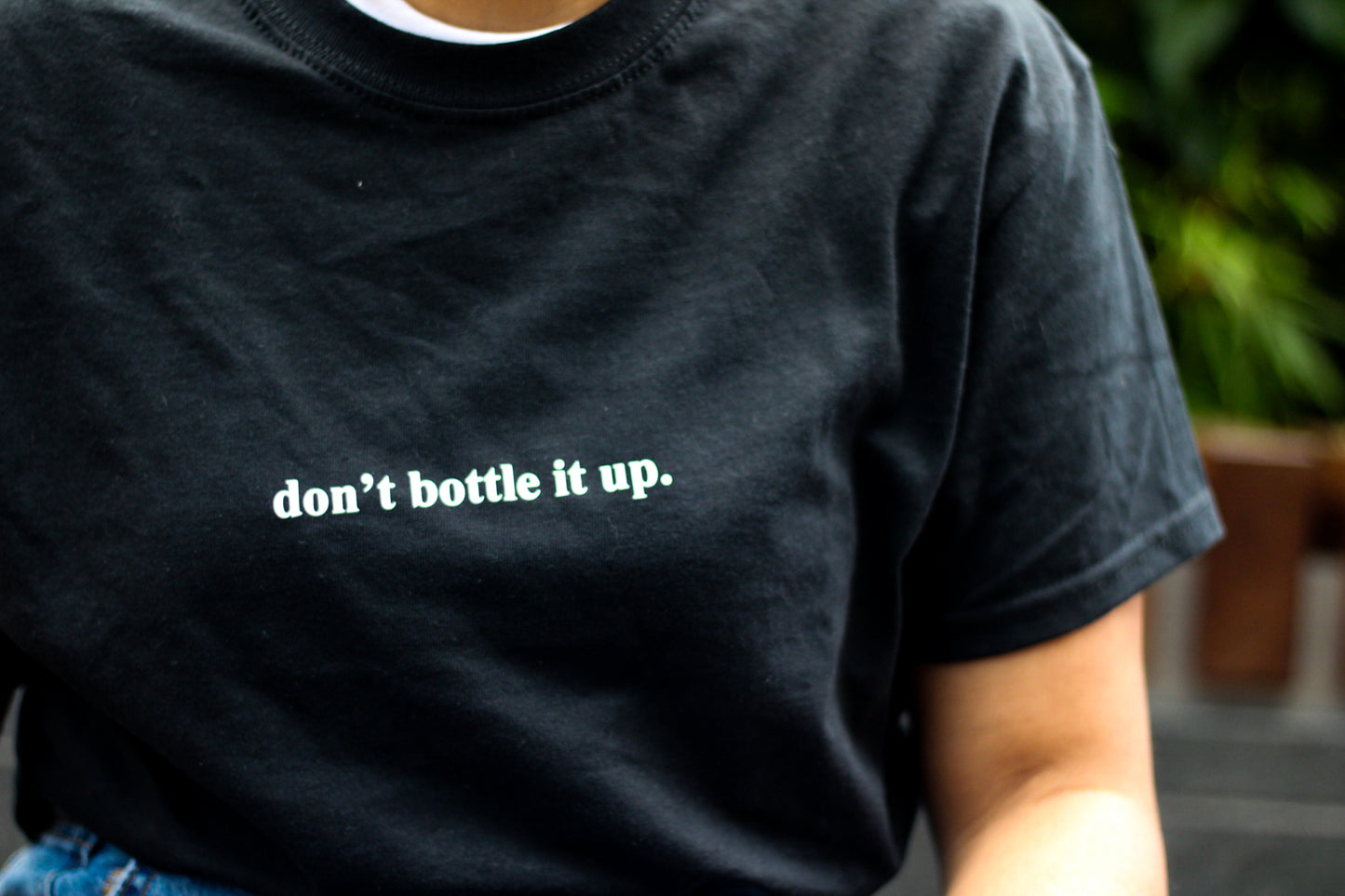 don't bottle it up | t-shirt pre-order