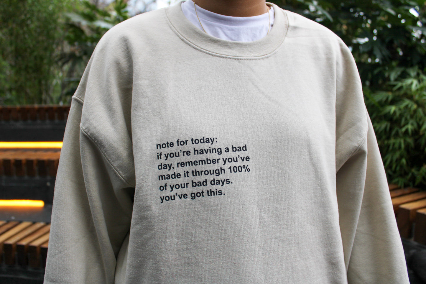 note for today | sweatshirt pre-order