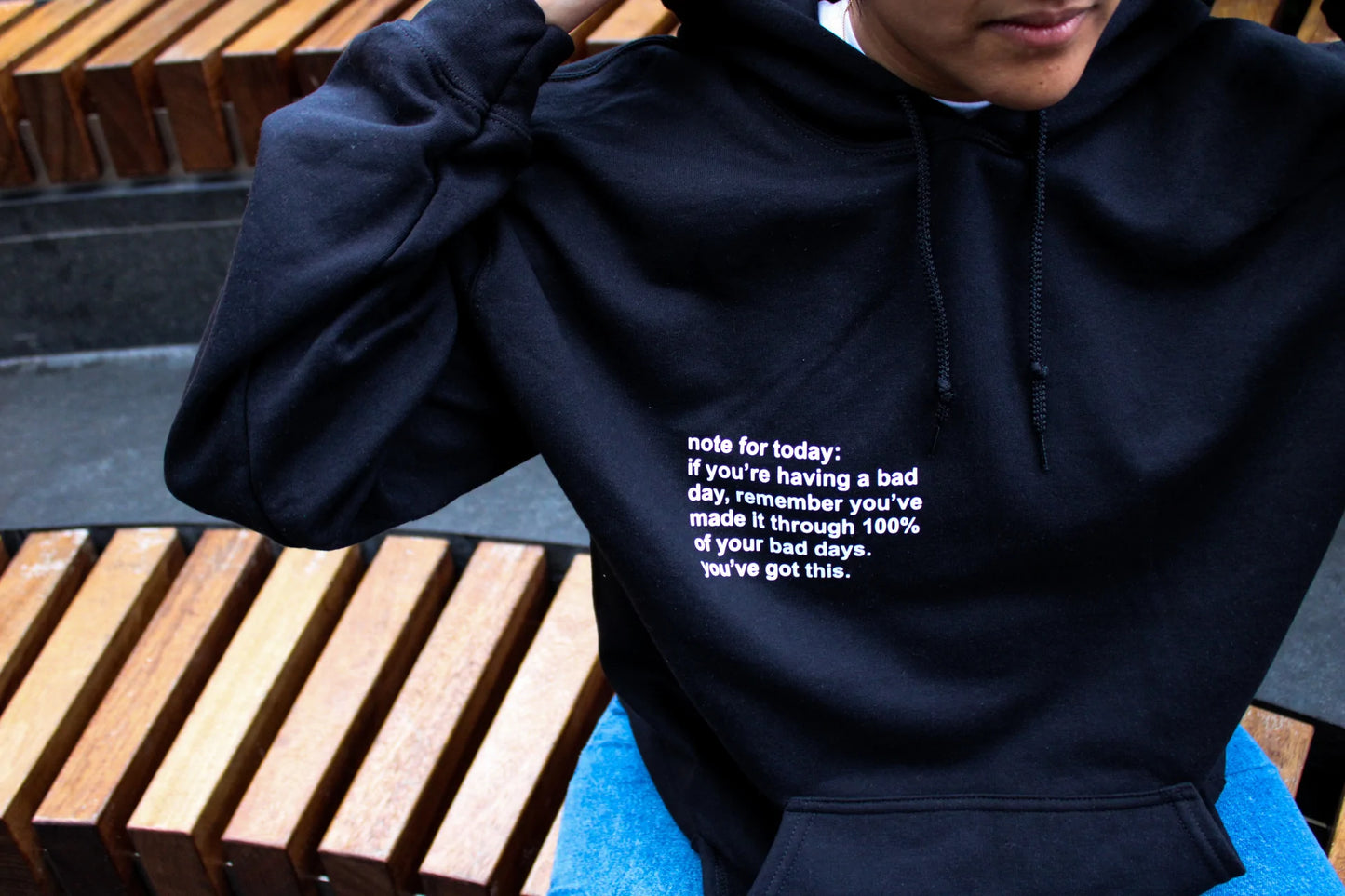 note for today | hoodie pre-order
