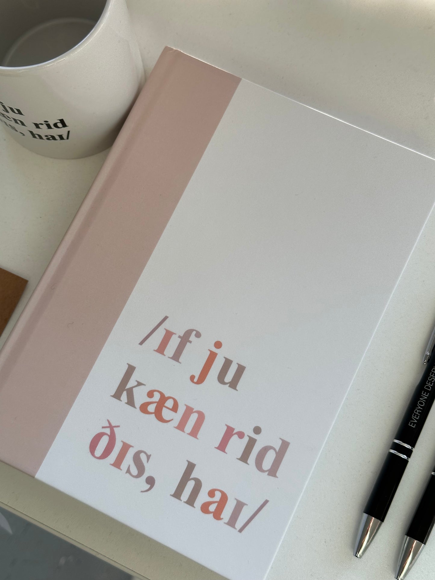 if you can read this, hi IPA | A5 hardback journal