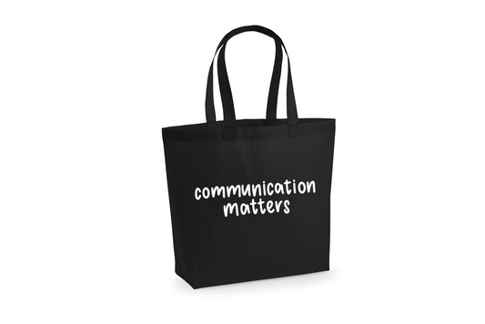 communication matters | maxi tote