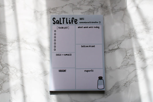 SaLT life | a5 notepad