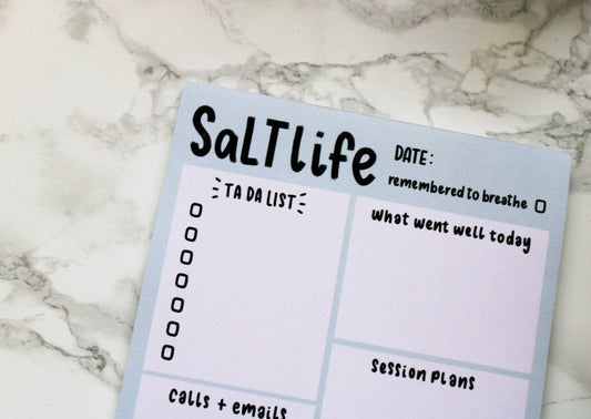 SaLT life | a5 notepad