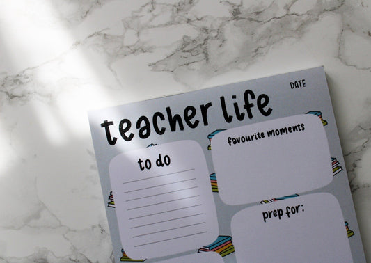2x teacher life | a5 notepad